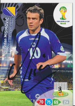 Zvjezdan Misimovic   Bosnien  WM 2014 Panini Adrenalyn Card signiert 
