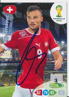 Haris Seferovic  Schweiz  WM 2014 Panini Adrenalyn Card signiert 