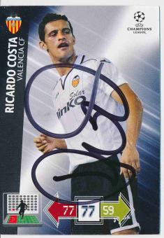 Ricardo Costa  FC Valencia CL  2012/2013 Panini Adrenalyn Card signiert 