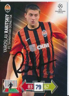 Yaroslav Rakitskiy  Shakhtar Donetsk  CL 2012/2013 Panini Adrenalyn Card signiert 