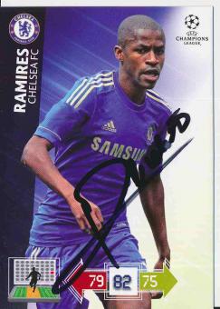 Ramires  FC Chelsea London  CL 2012/2013 Panini Adrenalyn Card signiert 