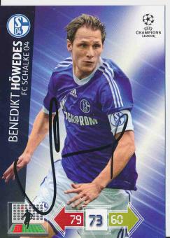 Benedikt Höwedes  Schalke 04  CL 2012/2013 Panini Adrenalyn Card signiert 