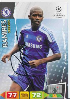 Ramires  FC Chelsea London  CL 2011/2012 Panini Adrenalyn Card orig. signiert 