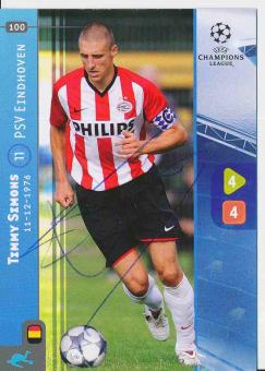 Timmy Simons  PSV Eindhoven  CL 2008/2009 Panini Adrenalyn Card orig. signiert 