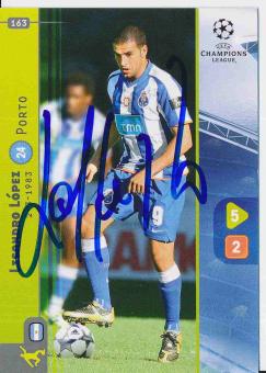 Leandro Lopez  FC Porto  CL 2008/2009 Panini Adrenalyn Card orig. signiert 