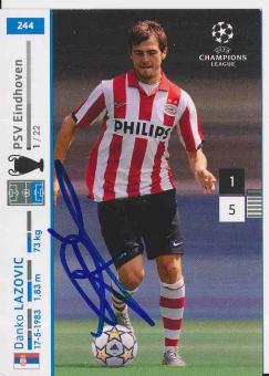 Danko Lazovic  PSV Eindhoven  Champions League  2007/2008 Panini  Card orig. signiert 