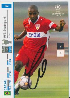 Cacau   VFB Stuttgart  Champions League  2007/2008 Panini  Card orig. signiert 