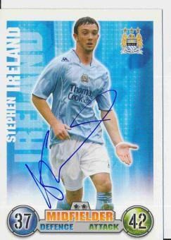 Stephen Ireland  Manchester City  Topps Match Attax Card orig. signiert 