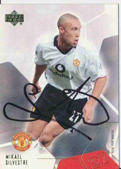 Mikael Sivestre  Manchester United  Trading Card orig. signiert 