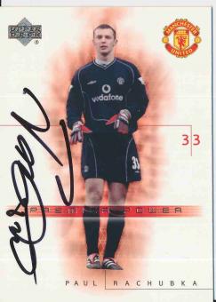 Paul Rachubka  Manchester United  Trading Card orig. signiert 