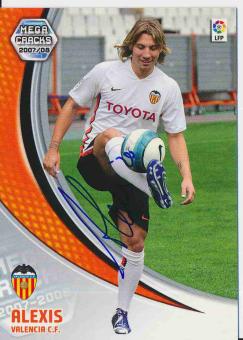 Alexis Delgado  FC Valencia  Trading Card orig. signiert 