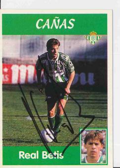 Juan Canas  Real Betis   Trading Card orig. signiert 
