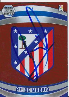 ??  Atletico Madrid   Trading Card orig. signiert 