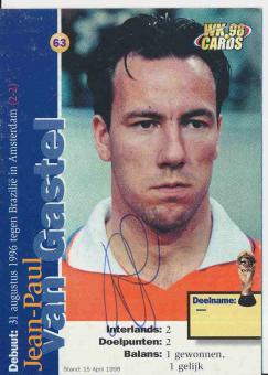 Jean Paul Van Gastel  Holland  WM 1998  Trading Card orig. signiert 