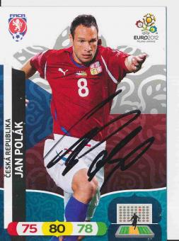 Jan Polak  Tschechien  EM 2012 Panini Adrenalyn Card orig. signiert 