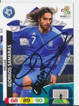 Giorgos Samaras  Griechenland  EM 2012 Panini Adrenalyn Card orig. signiert 