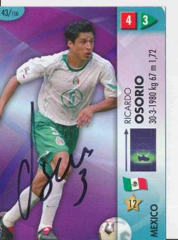 Ricardo Osorio  Mexico  WM 2006 Panini  Card orig. signiert 