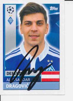 Aleksandar Dragovic  Dynamo Kiew  Champions League Topps Sticker orig. signiert 