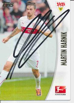 Martin Harnik  VFB Stuttgart  Topps Card orig. signiert 