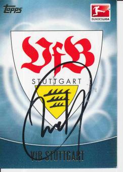 Trainer  VFB Stuttgart  Topps Card orig. signiert 