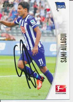 Sami Allagui  Hertha BSC Berlin  Topps Card orig. signiert 
