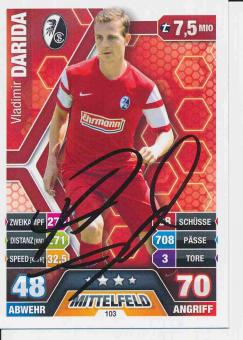 Vladimir Darida  SC Freiburg  2014/15 Match Attax Card orig. signiert 