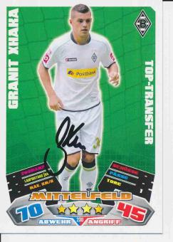 Granit Xhaka  Borussia Mönchengladbach  2012/13 Match Attax Card orig. signiert 