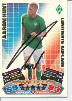 Aaron Hunt  SV Werder Bremen   2012/13 Match Attax Card orig. signiert 