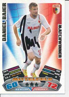 Daniel Baier  FC Augsburg  2012/13 Match Attax Card orig. signiert 
