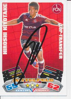 Hiroshi Kiyotake  FC Nürnberg  2012/13 Match Attax Card orig. signiert 