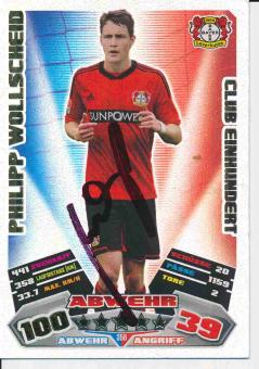 Philipp Wollscheid  Bayer 04 Leverkusen  2012/13 Match Attax Card orig. signiert 