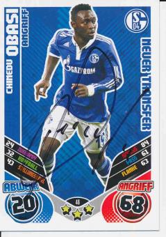 Chinedou Obasi   FC Schalke 04   2011/12 Match Attax Card orig. signiert 
