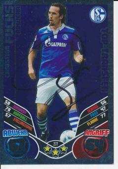 Christian Fuchs   FC Schalke 04   2011/12 Match Attax Card orig. signiert 