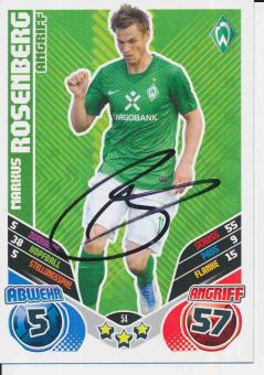 Markus Rosenberg  SV Werder Bremen   2011/12 Match Attax Card orig. signiert 