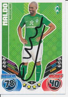 Naldo  SV Werder Bremen   2011/12 Match Attax Card orig. signiert 