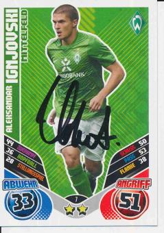 Aleksandar Ignowski  SV Werder Bremen   2011/12 Match Attax Card orig. signiert 