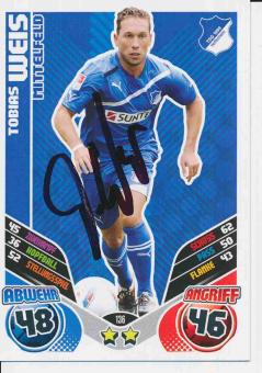 Tobias Weis  TSG 1899 Hoffenheim   2011/12 Match Attax Card orig. signiert 