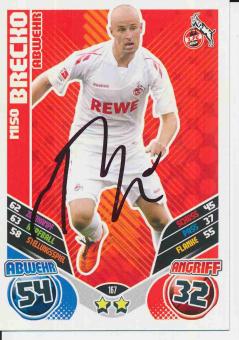 Miso Brecko  FC Köln   2011/12 Match Attax Card orig. signiert 