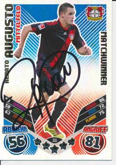 Renato Augusto   Bayer 04 Leverkusen   2011/12 Match Attax Card orig. signiert 