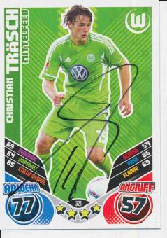 Christian Träsch   VFL Wolfsburg   2011/12 Match Attax Card orig. signiert 