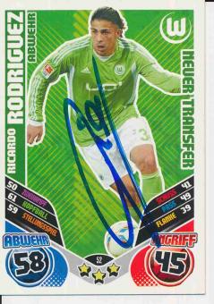 Ricardo Rodriguez   VFL Wolfsburg   2011/12 Match Attax Card orig. signiert 