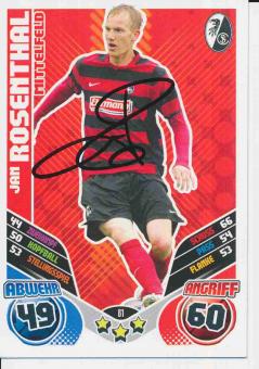 Jan Rosenthal  SC Freiburg   2011/12 Match Attax Card orig. signiert 