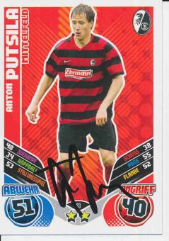 Anton Putsila  SC Freiburg   2011/12 Match Attax Card orig. signiert 