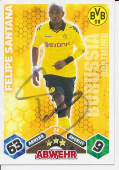Felipe Santana  Borussia Dortmund  2010/11 Match Attax Card orig. signiert 