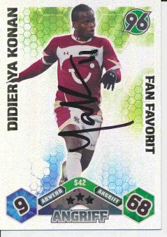 Didier Ya Konan  Hannover 96   2010/11 Match Attax Card orig. signiert 
