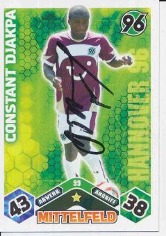 Constant Djakpa  Hannover 96   2010/11 Match Attax Card orig. signiert 