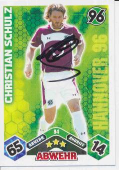 Christian Schulz  Hannover 96   2010/11 Match Attax Card orig. signiert 