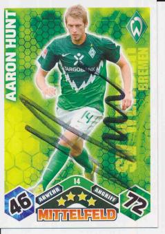 Aaron Hunt  SV Werder Bremen  2010/11 Match Attax Card orig. signiert 
