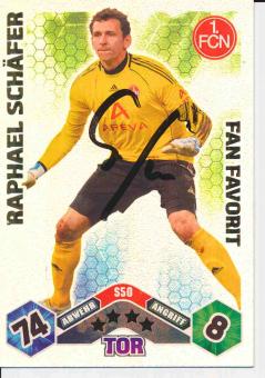 Raphael Schäfer  FC Nürnberg  2010/11 Match Attax Card orig. signiert 