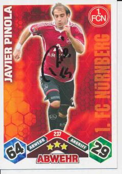 Javier Pinola  FC Nürnberg  2010/11 Match Attax Card orig. signiert 